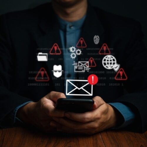 Business,Cyber,Attack,,With,Email,Hacker.,Alerts,About,Potential,Viruses,